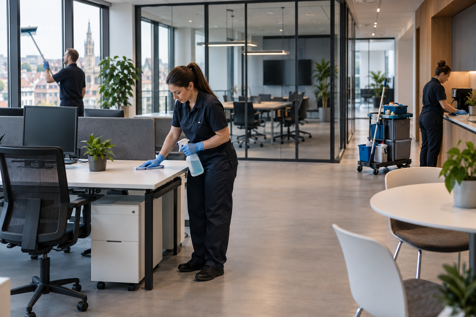 Nettoyage de bureaux en Belgique : Guide des prestations et fréquences